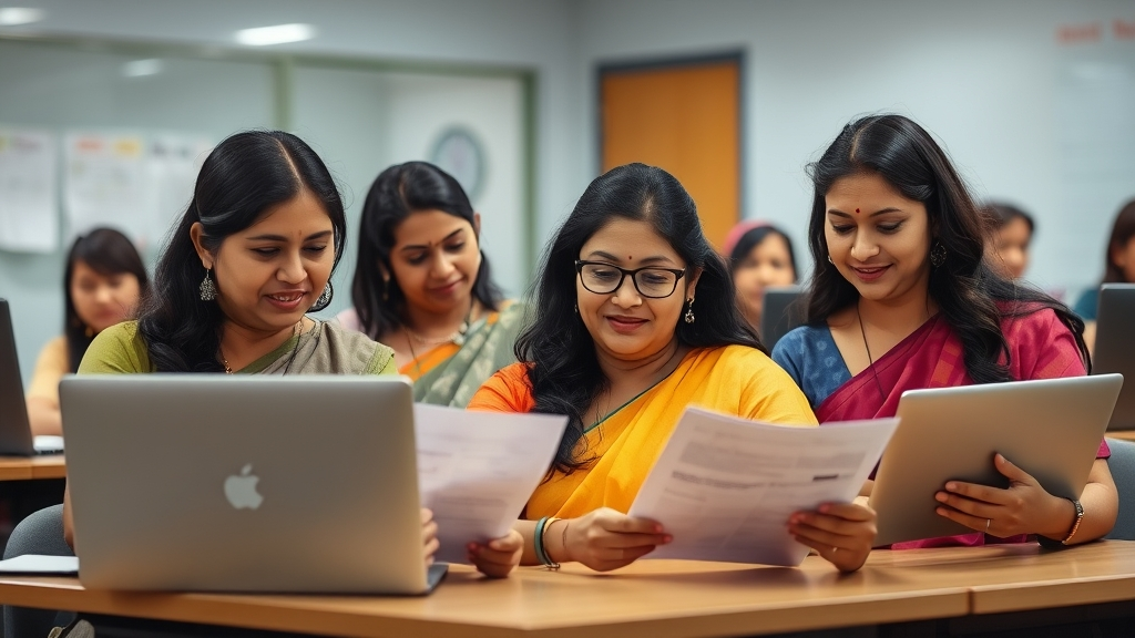 Indian women employees and teachers planning retirement age and pension, state-wise variations in India 2025.